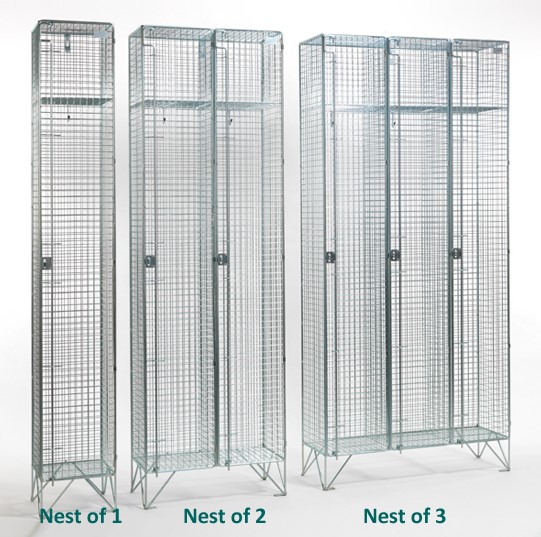 Stainless Steel Mesh Lockers