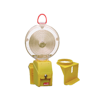 Nissen High Intensity White Light LED Warning Cone Lamp With Bracket for Traffic Cones