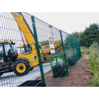 Temporary Security Fencing at HERMEQ.