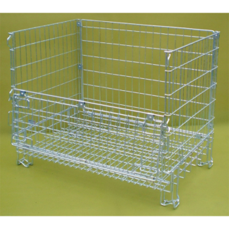 Stackable Folding Wire Cages