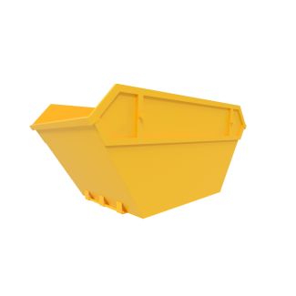 Yellow 10 Yard Large Skip - Open Chain Lift