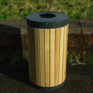Hardwood Litter Bin