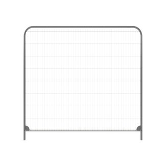 Anti-climb temporary mesh fence panel