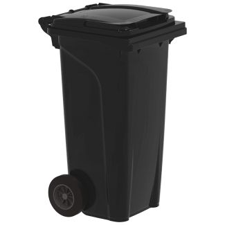 120 Litre Black Wheelie Bin