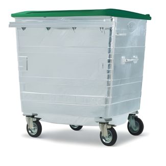 Metal wheelie Bin 1100 L