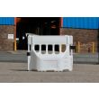 Anti Trip Water Buddha Barrier Filled No Hi-Vis Strip White