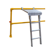 Scaffolding Platform attached to a structure from Hermeq.