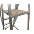 Warehouse Stepladder platform close up.,