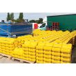 Hi-Visibility Temporary Mesh Fencing Ballast Blocks - Water Filled - Concrete Filled