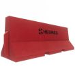 Red Concrete Vehicle Barrier