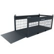 Long Heavy Duty Crane Liftable Goods Carry Cage With Ramp