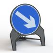 Keep Right Traffic Sign