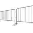 Loose-Leg Steel Pedestrian Barriers