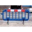 Blue Plastic Road Barrier