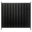 Black Powder Coated Site Steel Hoarding Panels