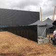 Black Steel Hoarding
