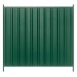 Green Powder Coated Site Steel Hoarding Panels