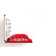 Red & White Road Barrier