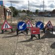 Road Works sign