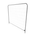 Anti-climb temporary mesh fence panel