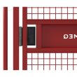 Steel Site Worker Gate with Digital Keypad Locking System
