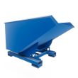 Blue Forklift Self-Tipping Skips