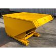 Forklift Self-Tipping Skip With Closing Lid