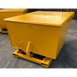Closeable Lid On Forklift Self-Tipping Skip