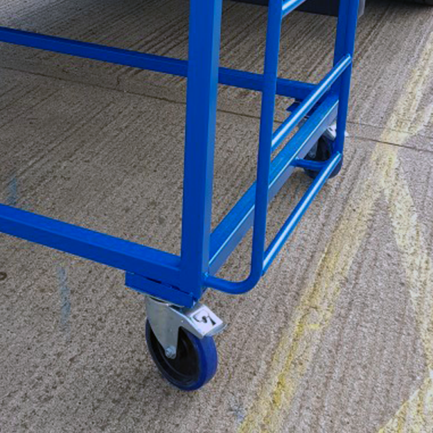Simple Platform With Rungs Heavy Duty Wheels