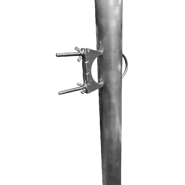 Close up of Universal Handrail Post from Hermeq.
