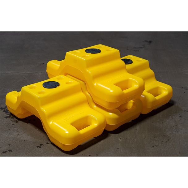 Hi-Vis Weighted Blocks Temp Fencing