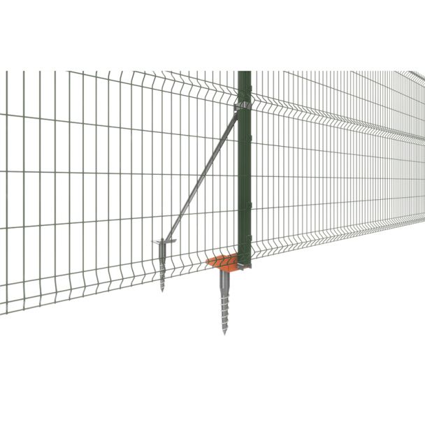 Fence-Lok V Mesh Fence Feet Locking System