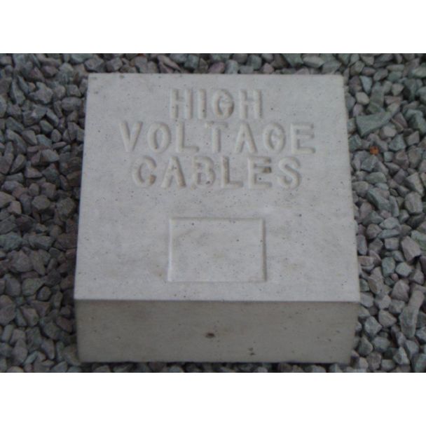 High Voltage Concrete Cable Marker