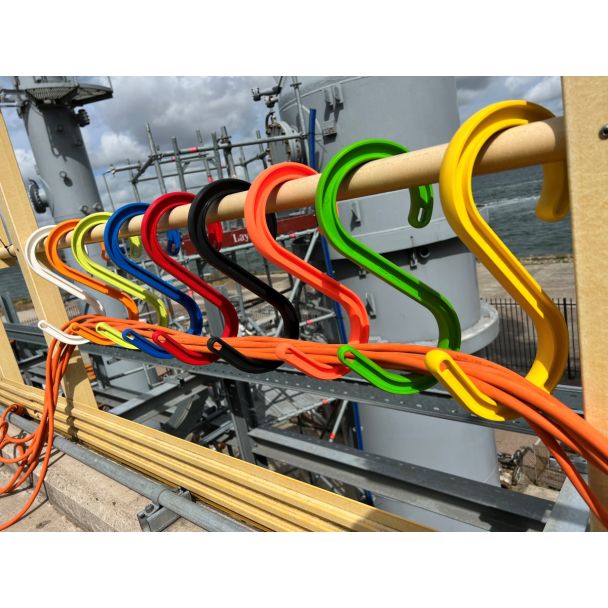 cablesafe safety hooks single multiple colours