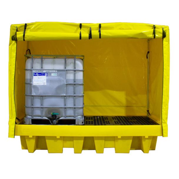 Weatherproof Double IBC Spill Pallet