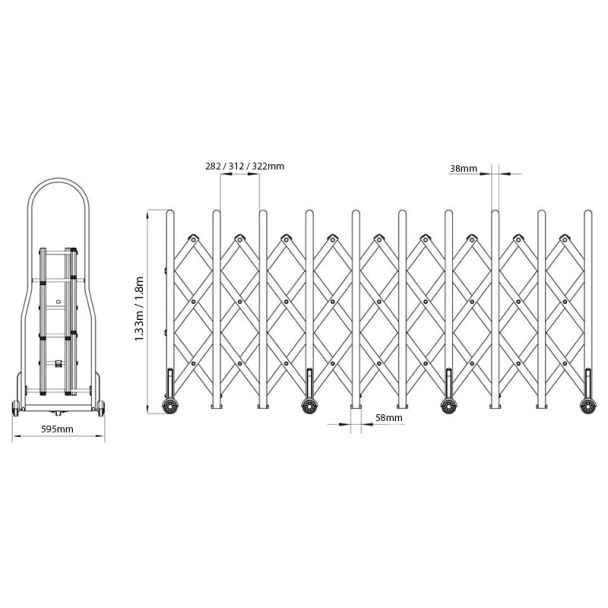 Barrier Dimensions