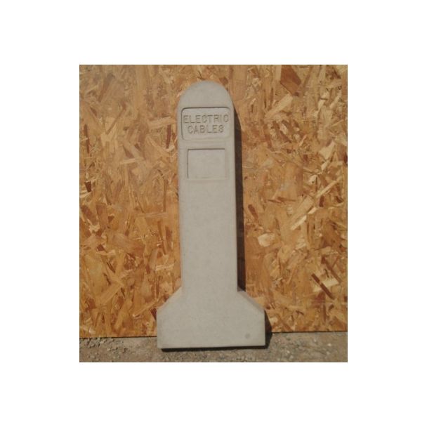 Electric Cables Concrete Marker Post