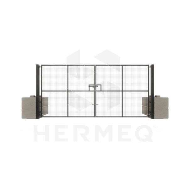 On Ground Base Plated Mesh Heavy Duty Vehicle Gate (OG2)