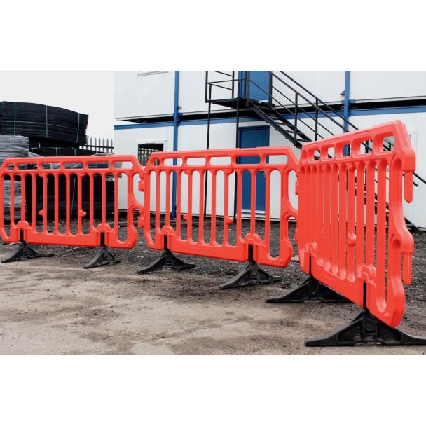 Plastic Orange Ped Barrier