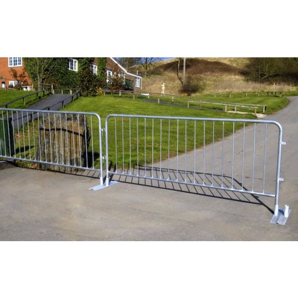 Feet Crowd Barriers