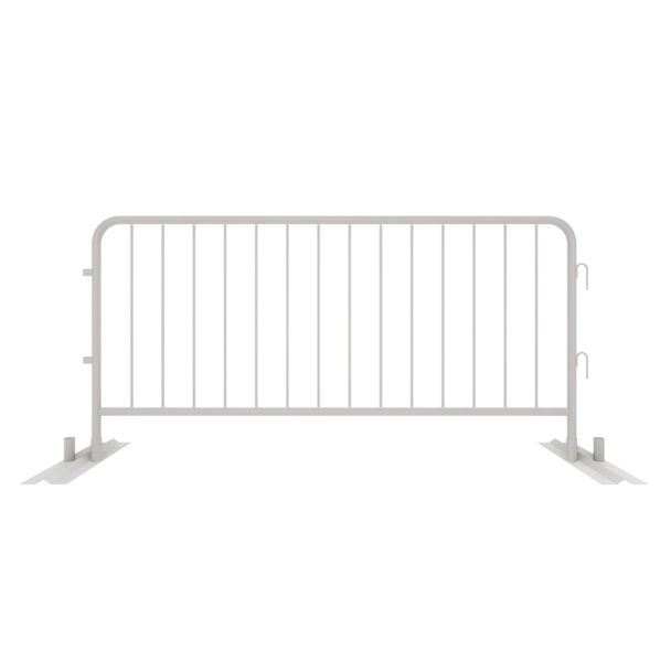 White Loose-Leg Crowd Barrier