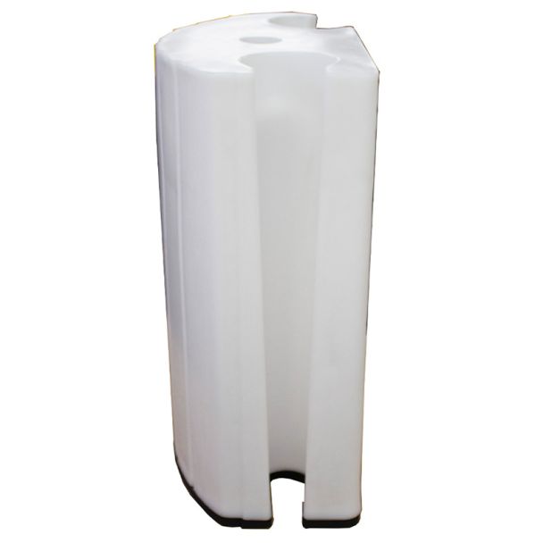 V-shaped Floodstop corner unit designed for sharp angled water diversion