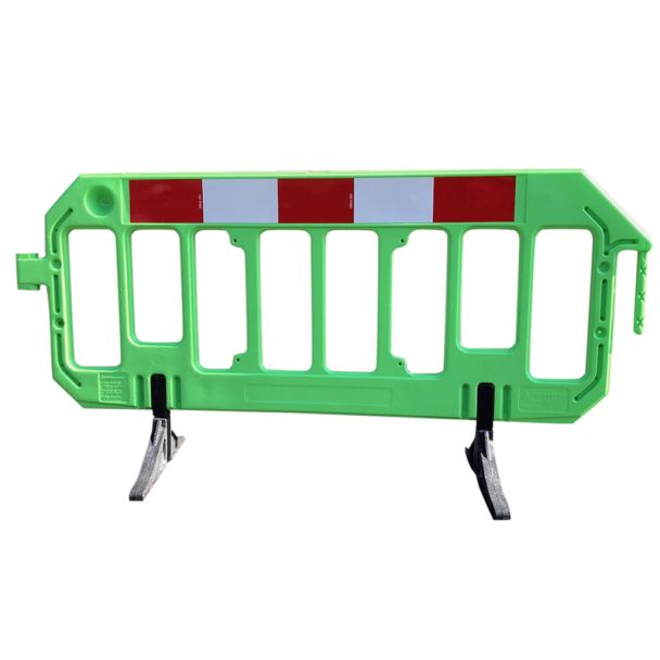Green Plastic Road Barrier
