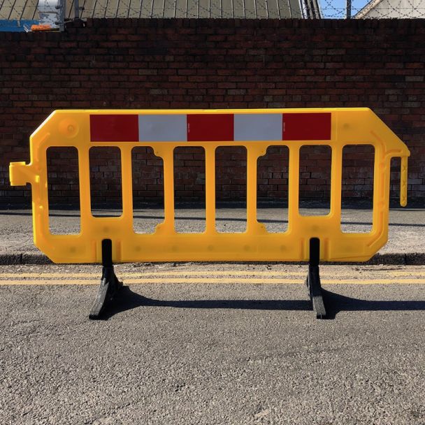 Yellow Road Barriers