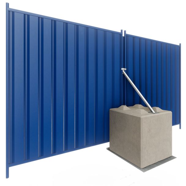 On Ground Steel Hoarding Panels