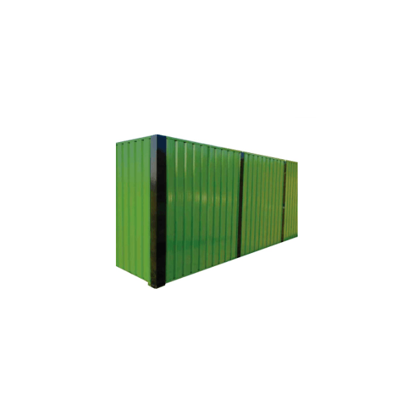Secure semi-permanent fencing
