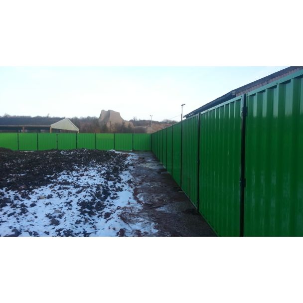 Steel Hoarding In-Ground System