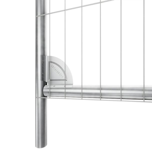 Reinforced Square Top Mesh Fence Panel