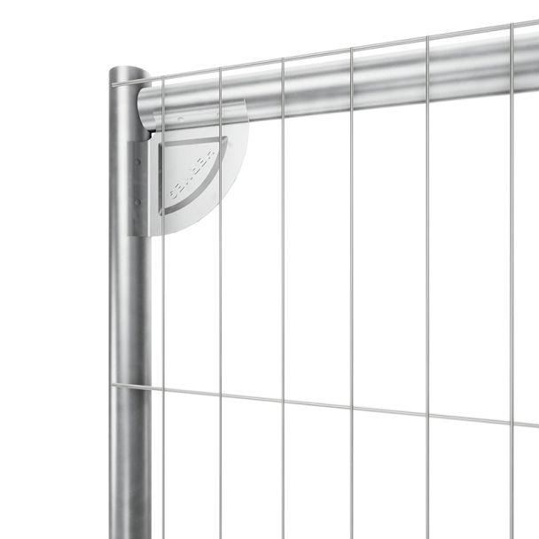 Galvanised Temporary Mesh Fence Panel