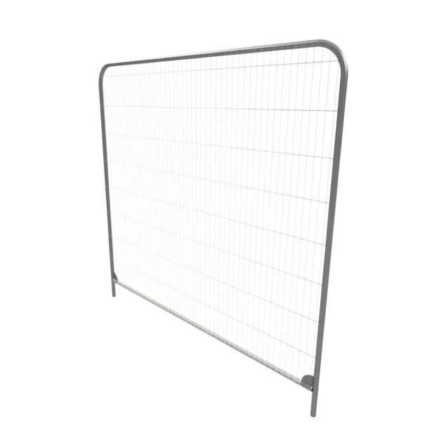 Anti-climb temporary mesh fence panel